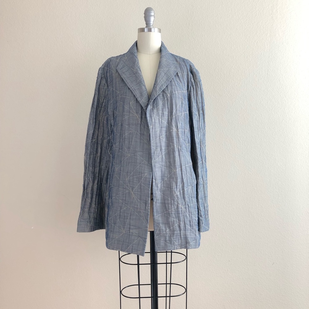 Lafayette 149 Embroidered Linen Jacket - Picture 1 of 5